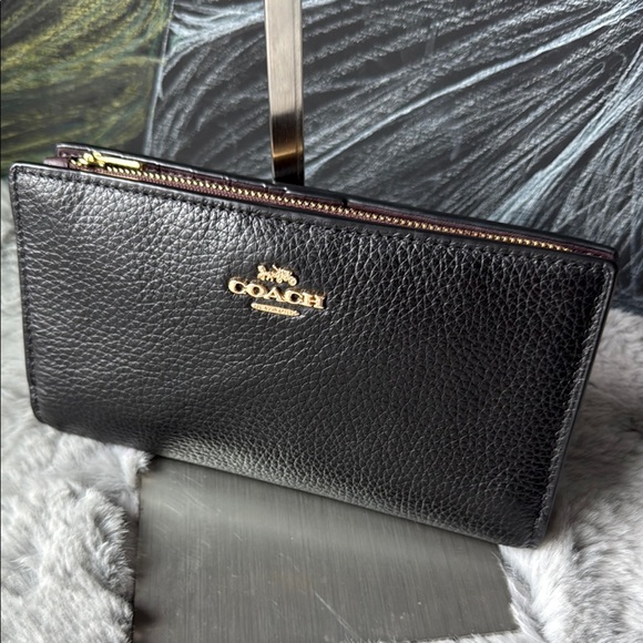 Coach Black Leather Wallet